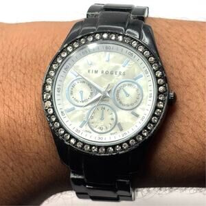 Black Kim Rogers Men's Watch